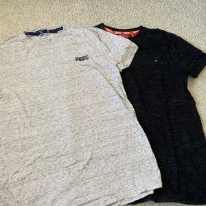 2 size medium SuperDry shirts